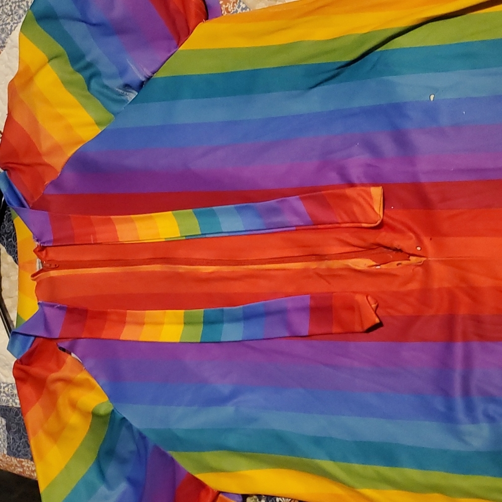 Robe, rainbow, one size fits all